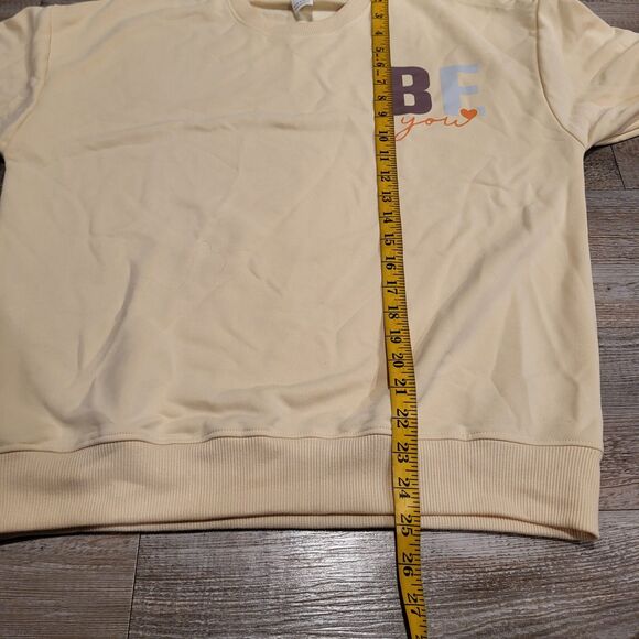 Be You You Are Enough Graphic Sweatshirt Crew Neck Womens Size Small - Picture 7 of 8